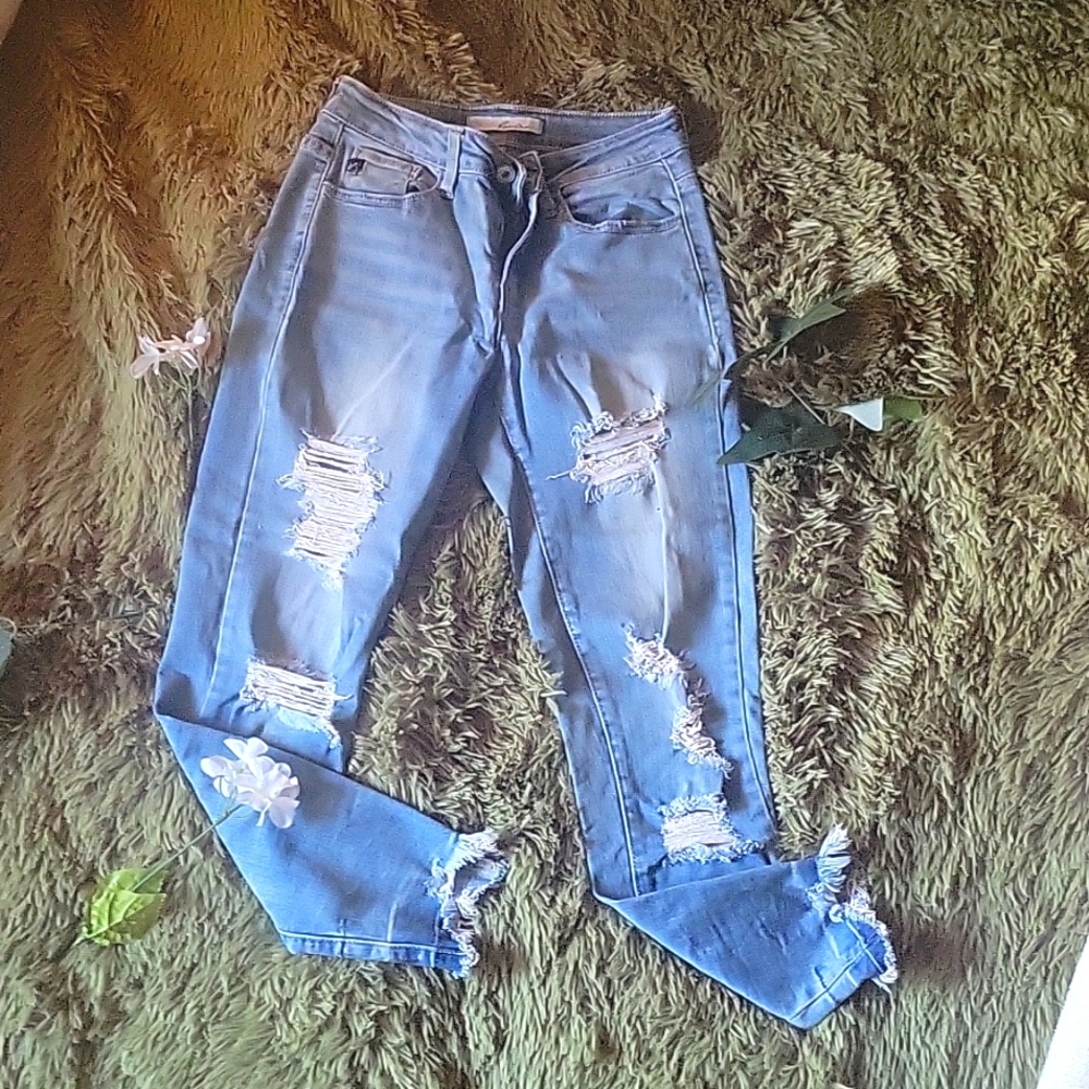 Ripped jeggings
